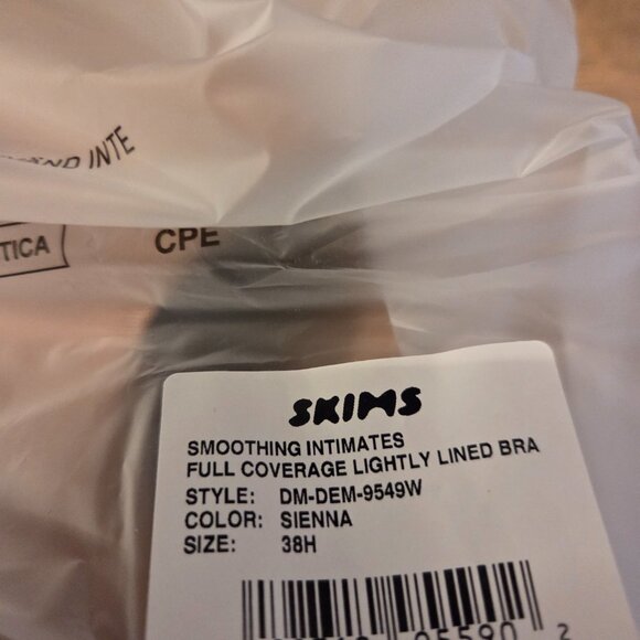 Skims Smoothing Intimates Full Coverage Lightly Lined Bra Sienna - Picture 4 of 4